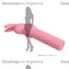 Stick estimulador femenino con forma de conejo